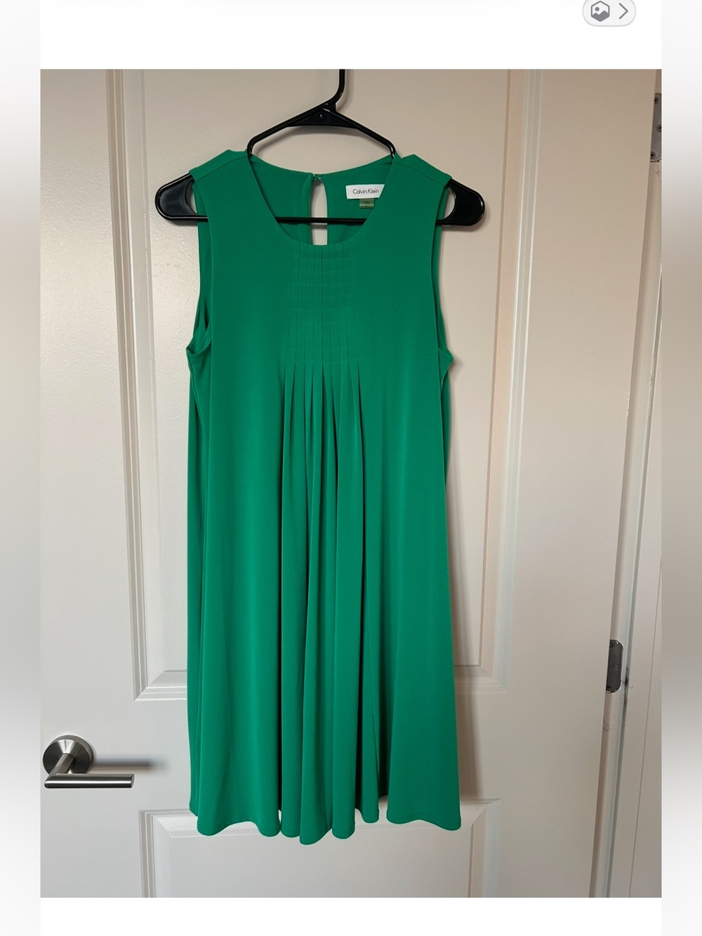 Calvin Klein Vibrant Green Midi Dress